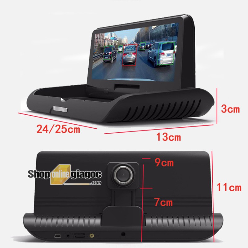 Camera Hành Trình Android T98 8 Inch 4G Phát Wifi, Dẫn Đường Hiển Thị Tốc Độ, Quản Lý Xe Từ Xa