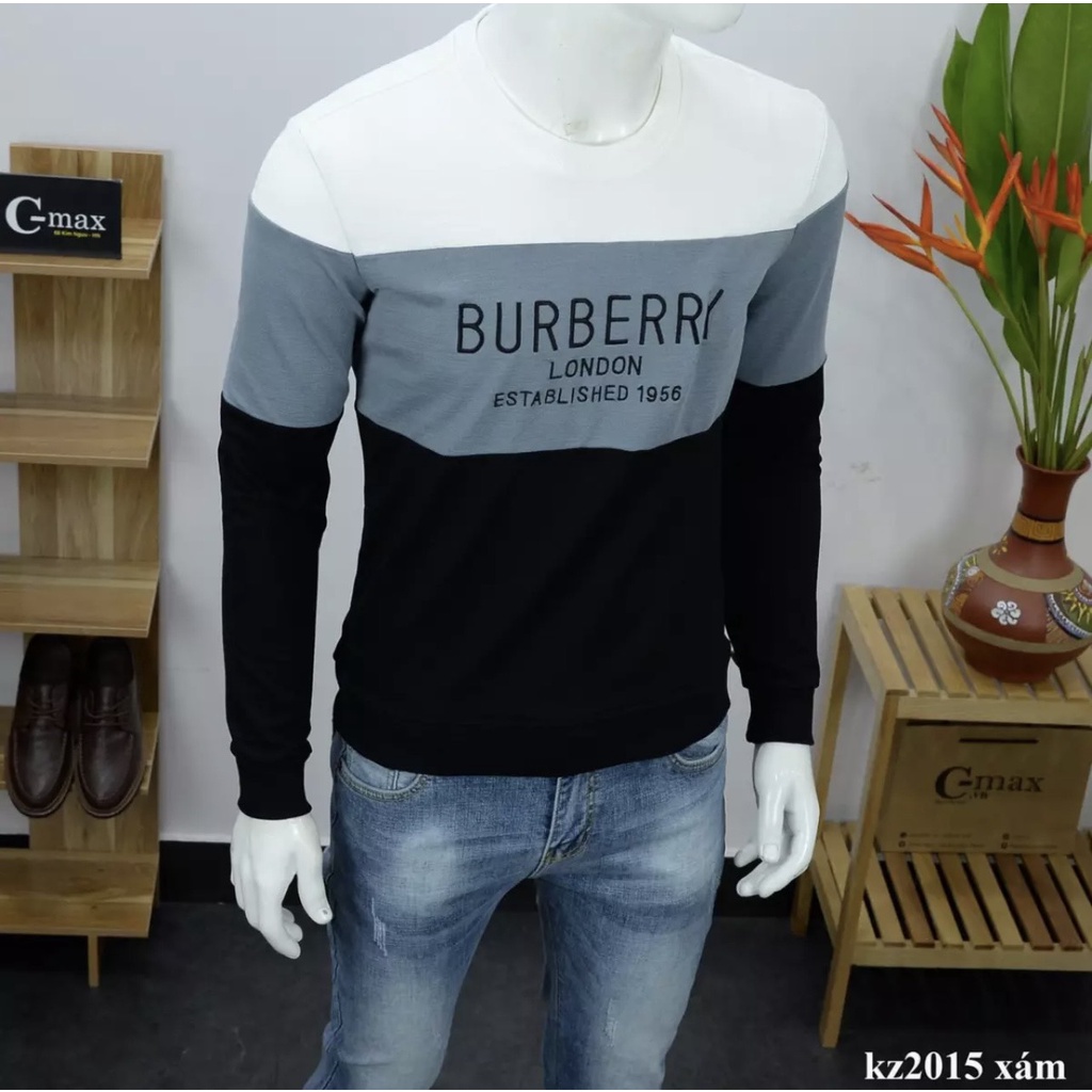 Áo Thun Nam cổ tròn tay dài phối màu Vải Thun Cotton Cao Cấp Hàng Chất Lượng , mẫu mới 2022 beautifulgilr H02