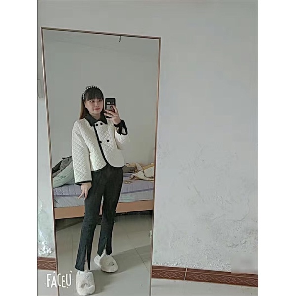 Áo khoác phao quả trám cổ Đức loại phao mỏng