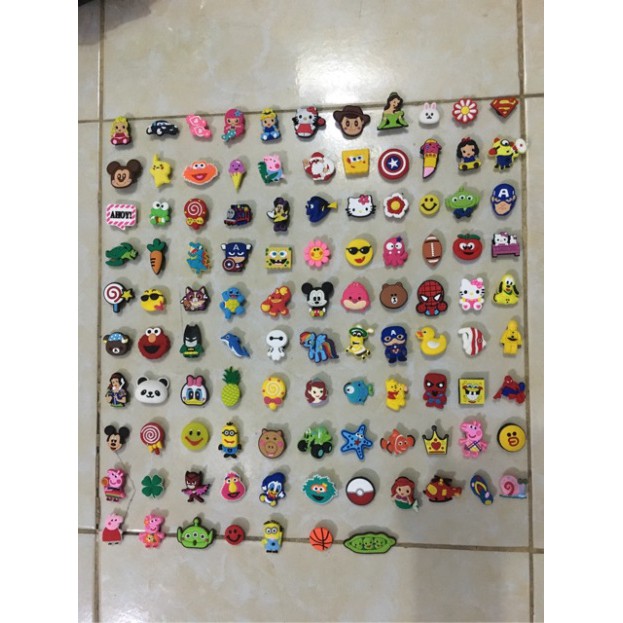 STICKER / JiBITZ GẮN DÉP CROCS , DÉP CÁ SẤU,SỤC. sản phẩm Thảo dược thiên nhiên