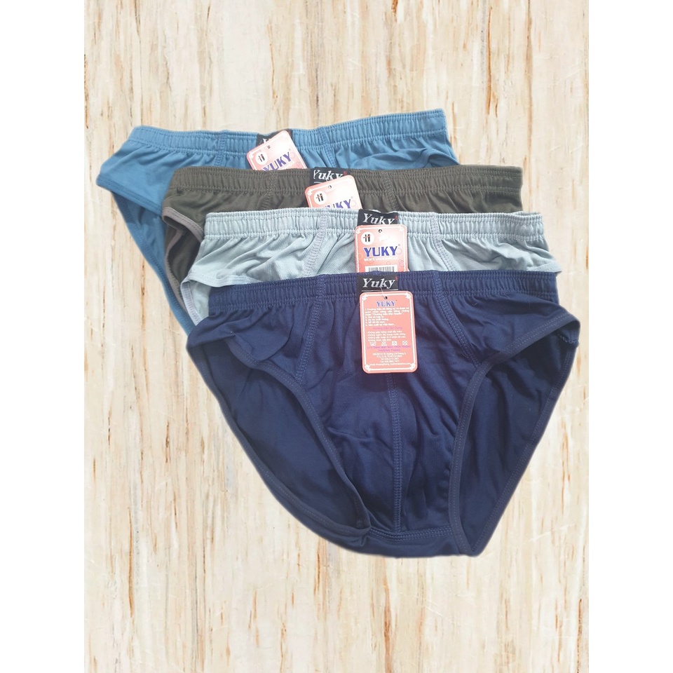 Combo 3 quần lót nam cotton Yuki lưng thun