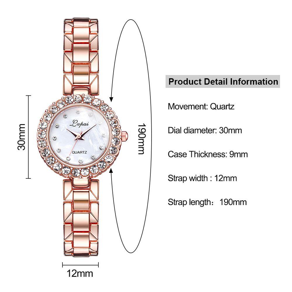 NIUYOU Đồng Hồ Quartz Nữ Dây Da Thời Trang