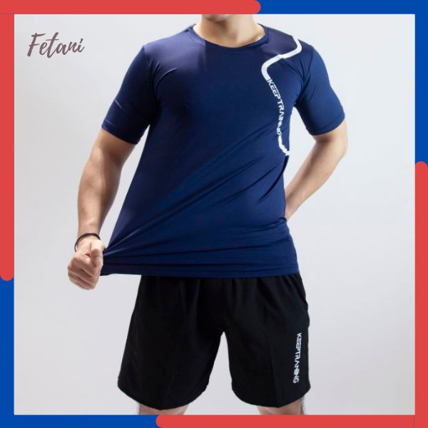 Bộ Thể Thao Nam Bộ đồ Nam Chất Thun Lạnh Set Thể Thao nam Cộc Tay Mùa Hè Tập Gym  BTT13 | BigBuy360 - bigbuy360.vn