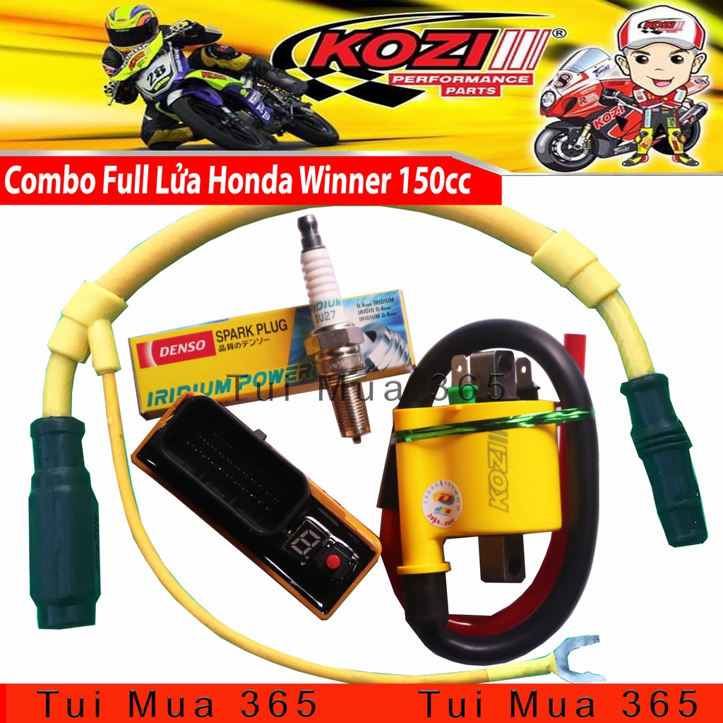 Độ Full Bộ Tứ Dàn Lửa cho Winner 150 &amp; GTR 150 - KOZI Malaysia