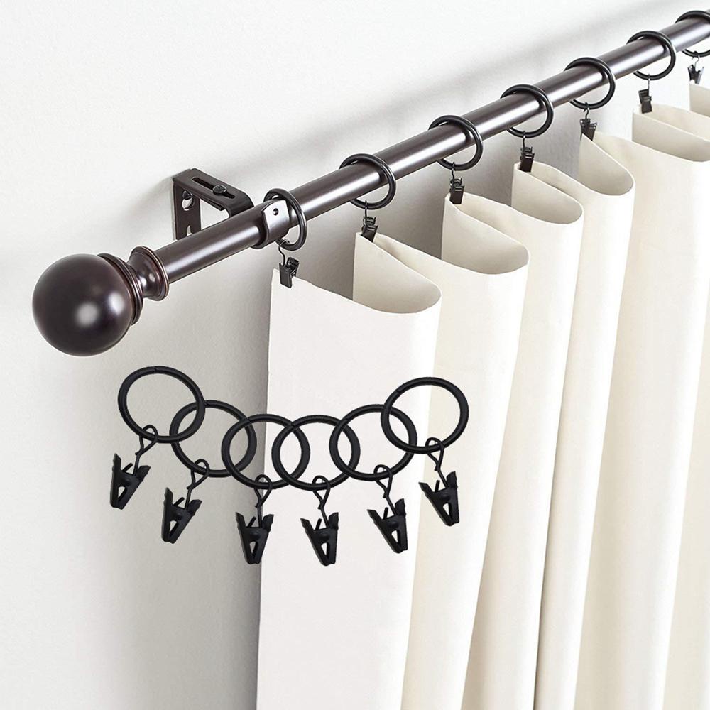 Set 20 Móc Treo Rèm Cửa Hình Tròn Chịu Lực Tốt Tiện Dụng Cho Phòng Tắm