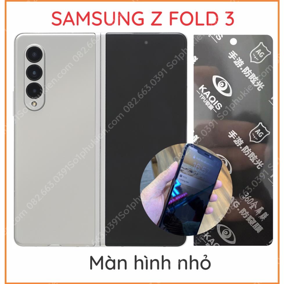 Dán màn hình chống nhìn trộm PPF dành cho Samsung Z flip  / Z flip 3 5G cao cấp, tự phục hồi vết thương
