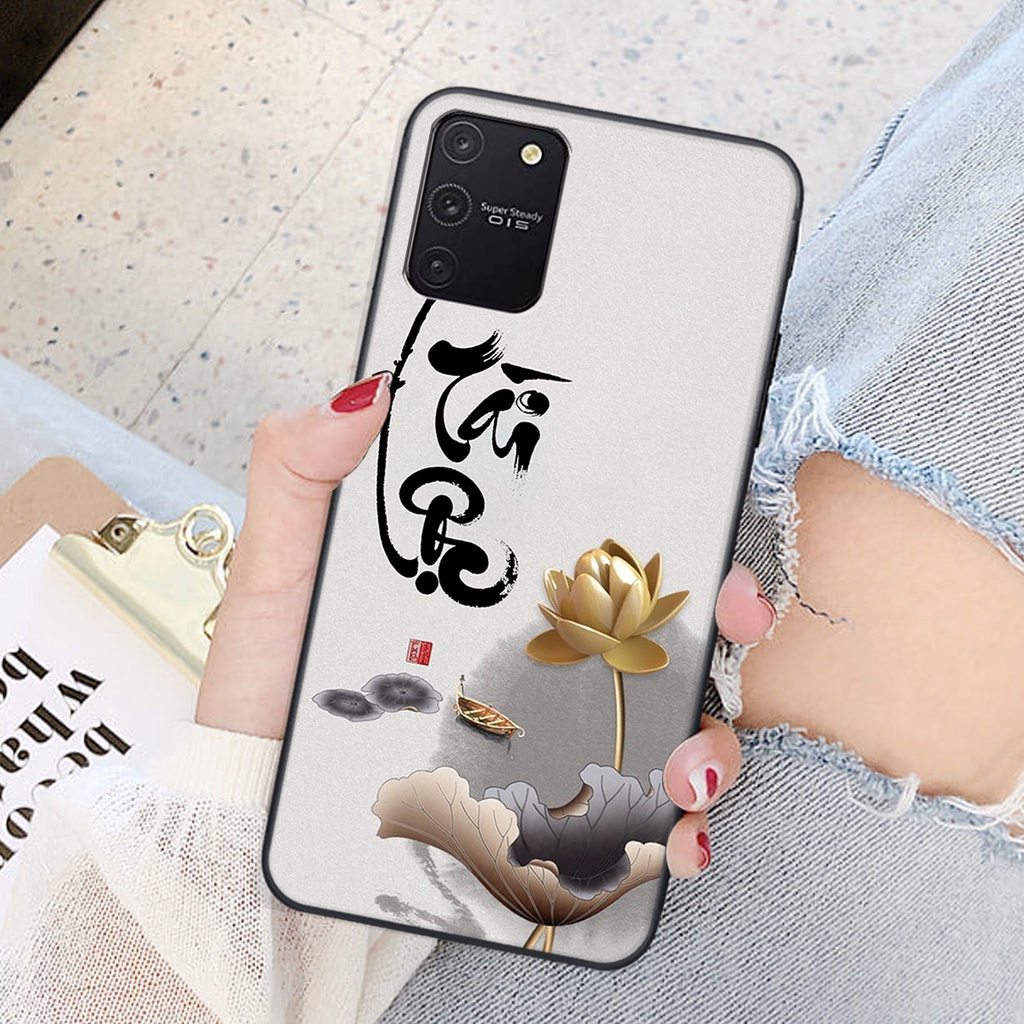 Ốp lưng Samsung Galaxy S10 LITE / M80S in hình chữ tài chữ lộc, Cha Mẹ, bình an SIÊU ĐẸP