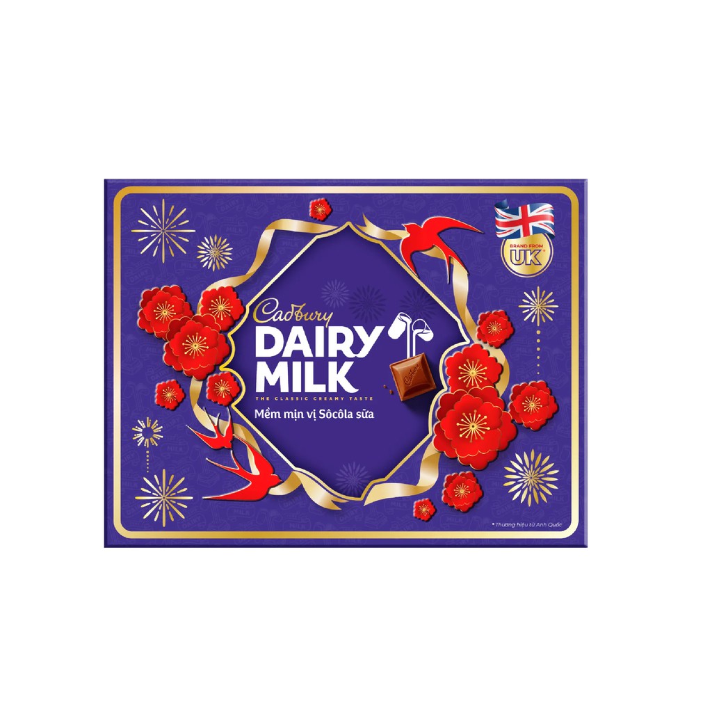 [Giảm 5K cho đơn từ 50K] Set Quà Tặng Socola Cadbury Dairy Milk 148g