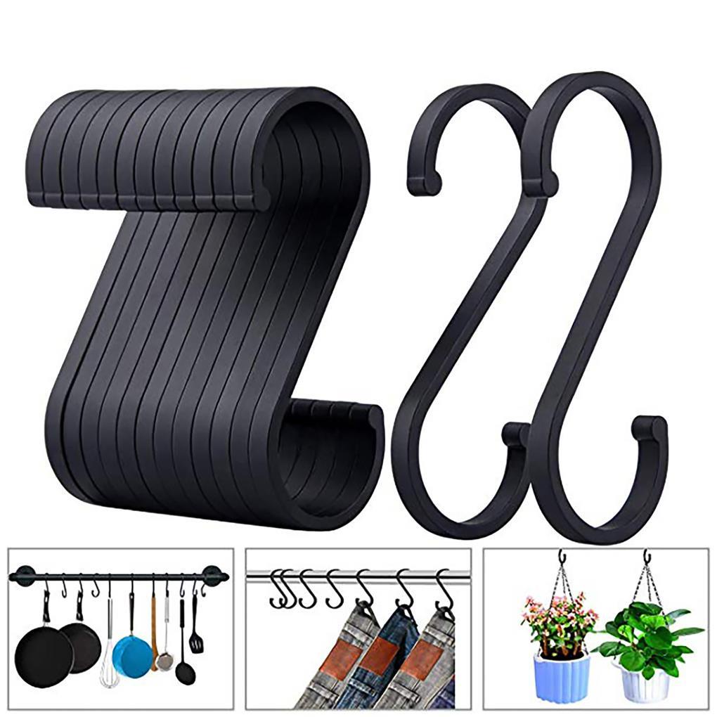 Bộ 12 Móc Treo Đồ Dùng Hình Chữ S Đơn Giản Đa Năng Tiện Dụng Cho Gia Đình