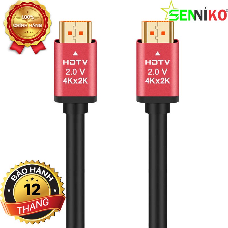 Dây hdmi xịn, Cáp hdmi senniko 1,5m  3m 5m hàng chính hãng gia rẻ