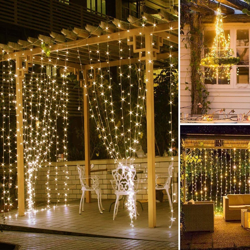 Đèn LED dây trang trí lãng mạn với 8 chế độ điều khiển từ xa