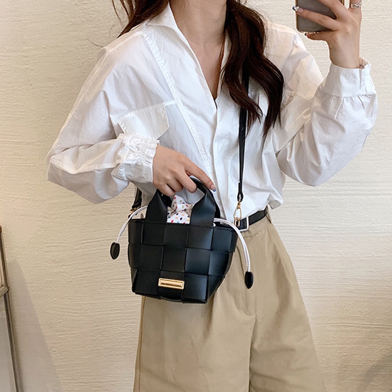 IELGY Túi Đeo Vai Đan Tay Thời Trang Cho Nữ