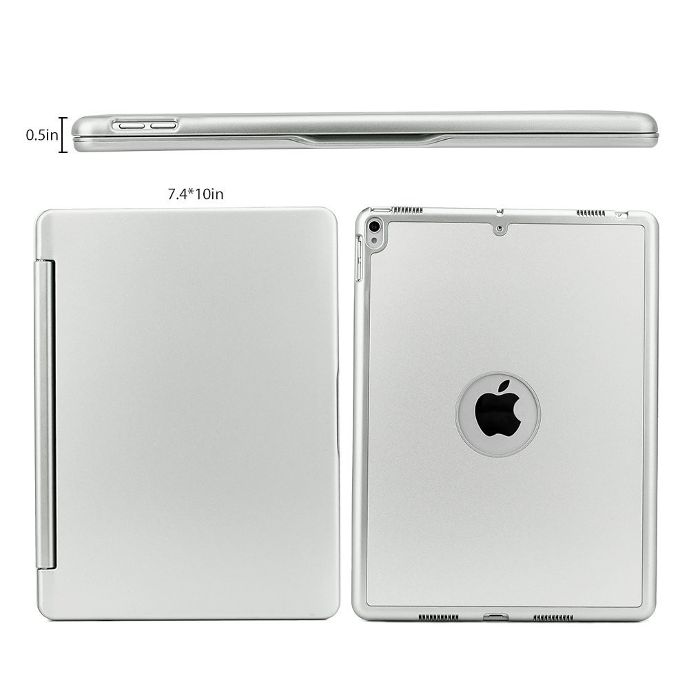 Bao da kiêm bàn Phím Bluetooth iPad Pro 10.5 (Trắng) - Có chuột