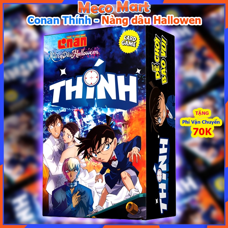 Conan Thính - Boardgame Thám Tử Lừng Danh Conan Nàng Dâu Halloween - Game Hay Rủ Bạn Chơi Ngay, Đồ Chơi MecoMart