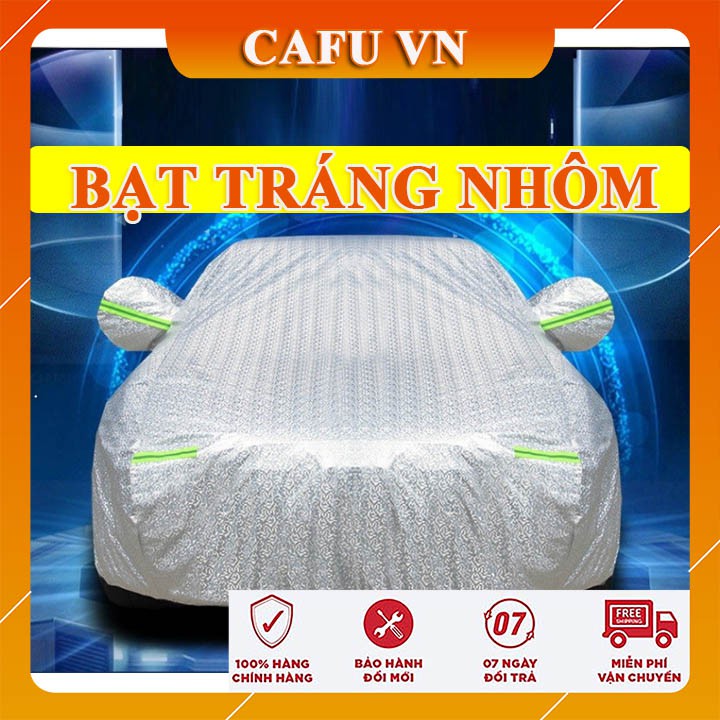 Bạt phủ ô tô bạt xe hơi 3 lớp tráng nhôm cách nhiệt, chống nắng, chống xước