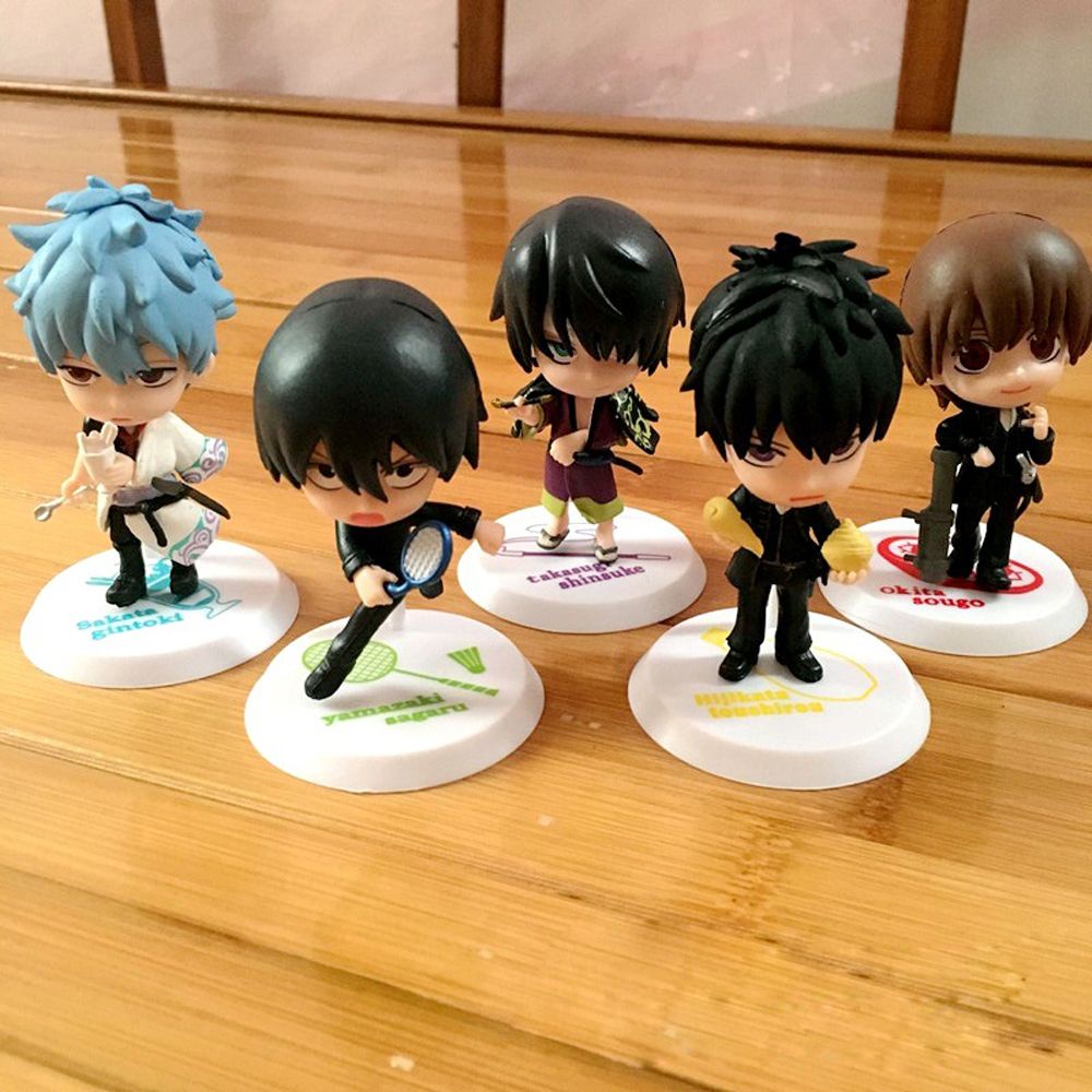 Mô hình nhân vật hoạt hình Gintama bằng PVC trang trí bàn làm việc