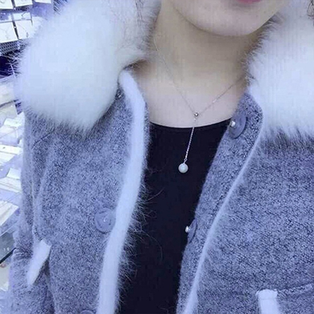 Vòng cổ đính ngọc trai giả phong cách thời trang cho nữ