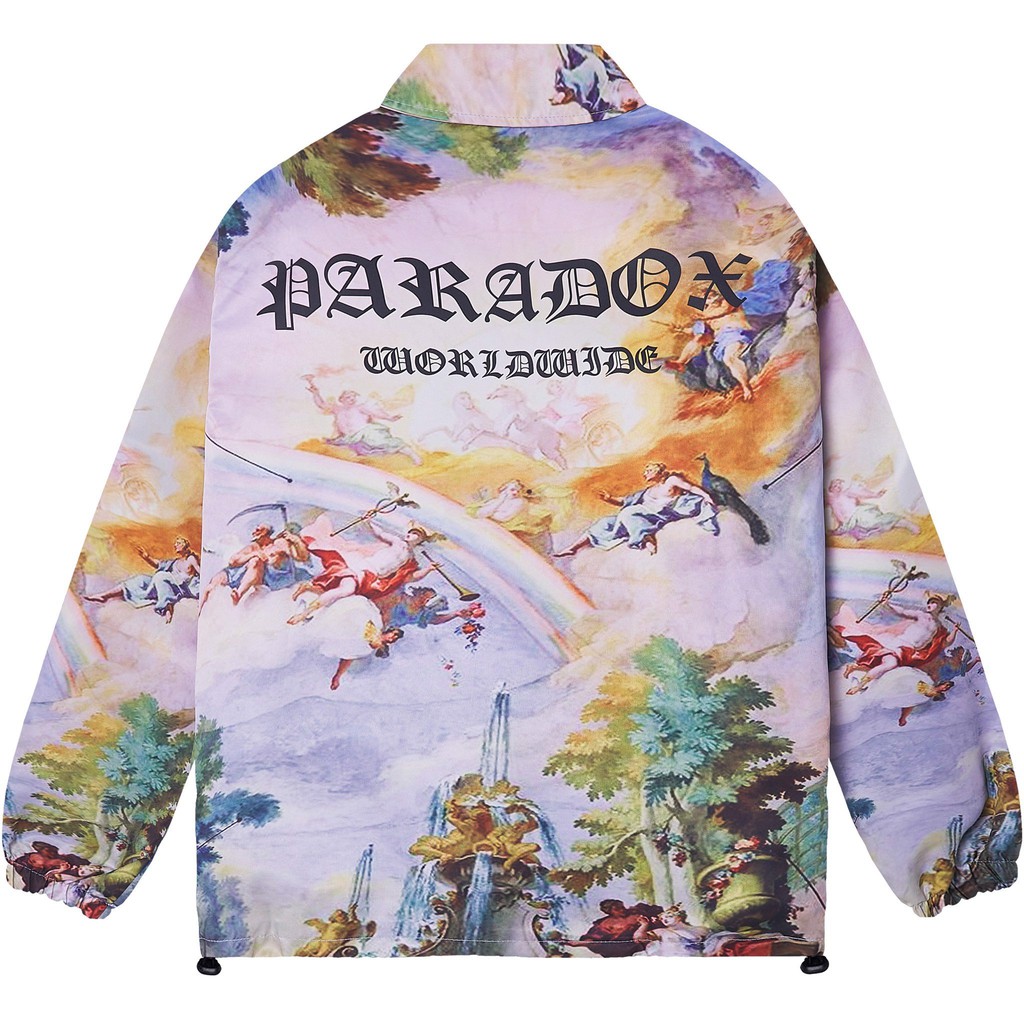 Áo khoác dù 2 lớp Paradox form rộng - Unisex - In hình - ZION