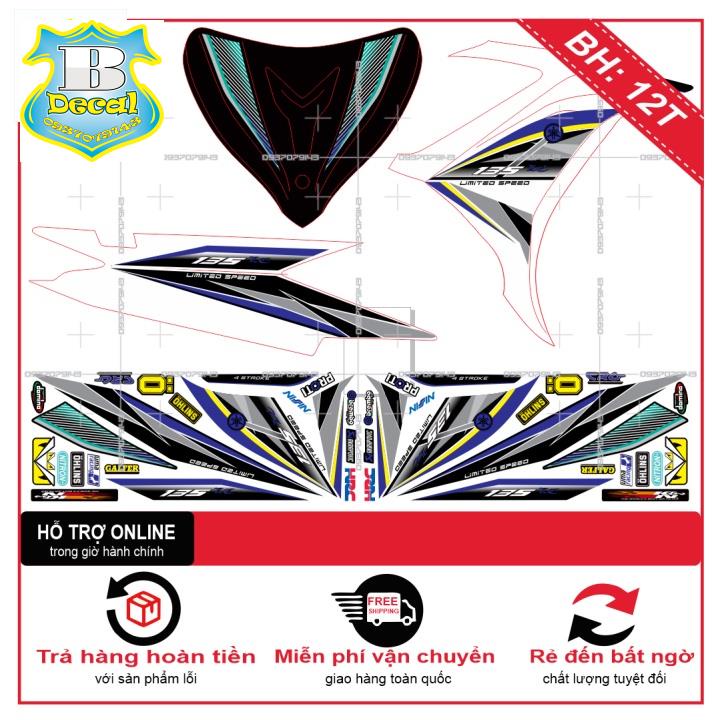 ( Quí khách vui lòng mang ra tiệm cho thợ dán ) Tem EX 2011 PHO DECAL DÁN XE TRẮNG [Bi Decal]