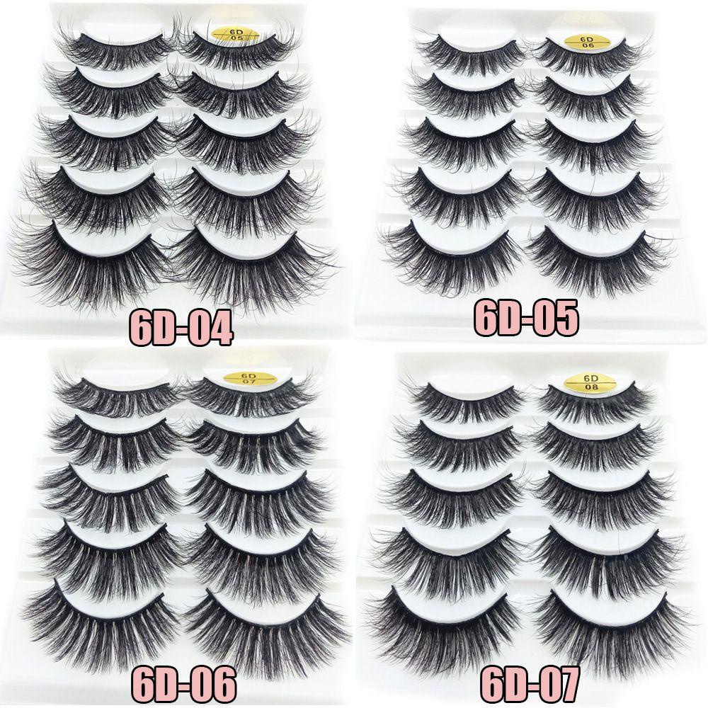 Set 5 Cặp Lông Mi Giả ESPO SKONHED 6D Dài Tự Nhiên