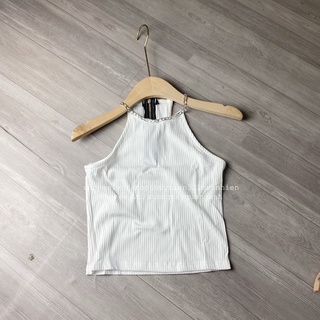 Áo yếm tăm cổ xích chất thun tăm