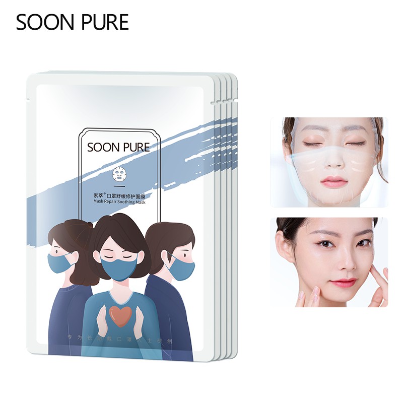 Set 5 Mặt Nạ Phục Hồi Soon Pure Cân Bằng Ẩm Dành Cho Da Nhạy Cảm/Mẹ Bầu 25ml | BigBuy360 - bigbuy360.vn