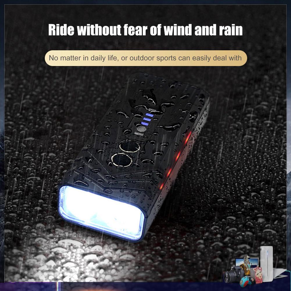 Đèn Pha T6 LED 800LM Cảm Biến Thông Minh Chống Nước Dành Cho Xe Đạp