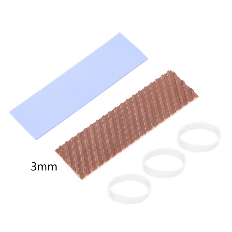 Bộ Tản Nhiệt Bằng Đồng Nguyên Chất Kích Thước 70x20x1 5 2 3 4 6mm Siêu Mỏng Tiện Dụng