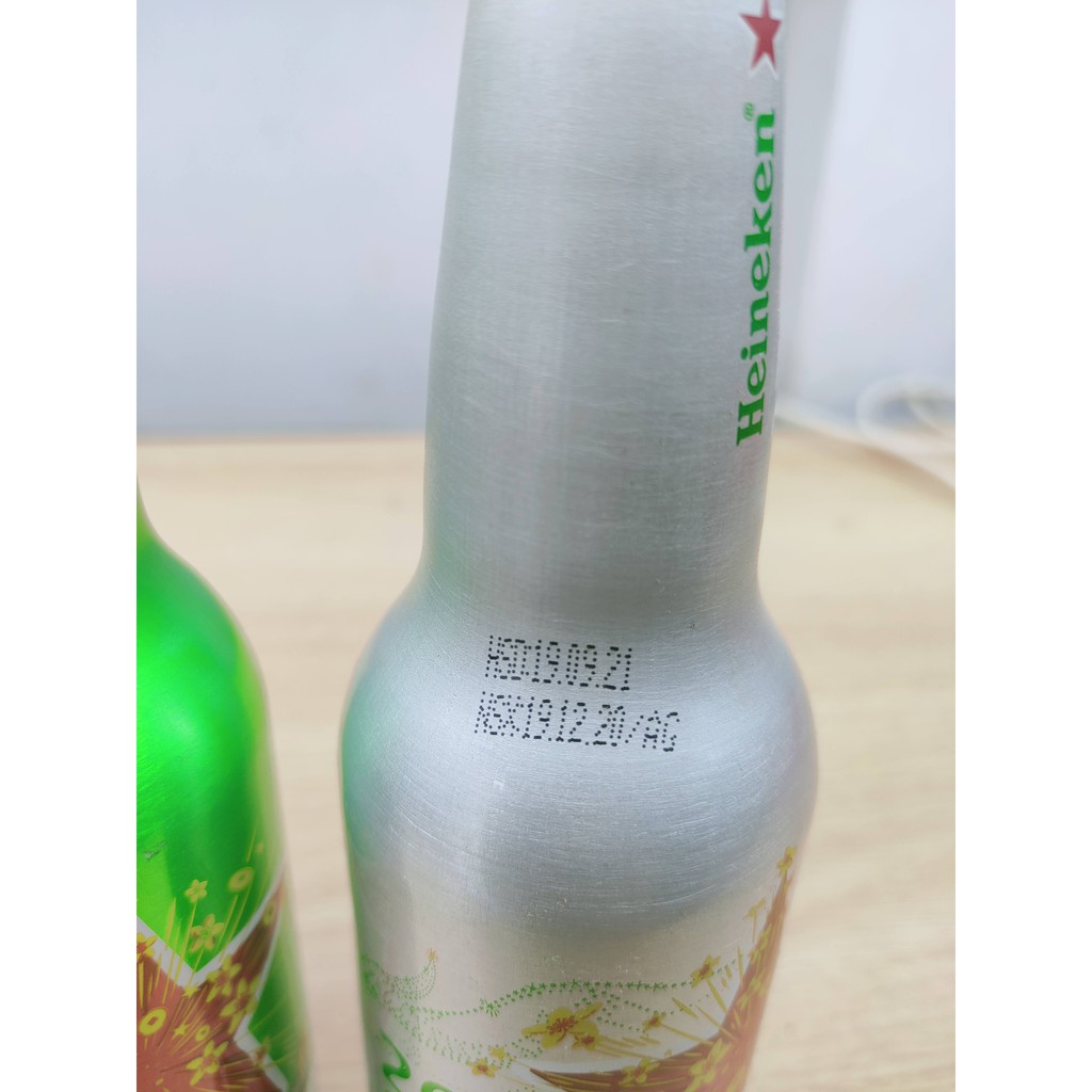 bia heineken chai nhôm 300ml  5% độ cồn ( 1 chai - nhôm )