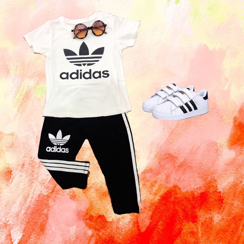 [XẢ GIÁ GỐC DỌN KHO] SET ADIDAS ÁO CỘC + QUẦN LEGGING BAO CHẤT ĐẸP CHO BÉ 🍀TIỆM MẸ KEM🍀