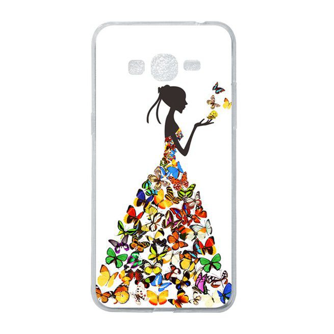 Ốp điện thoại bằng silicon in hình vẽ dễ thương thích hợp cho Samsung Galaxy J2 Prime