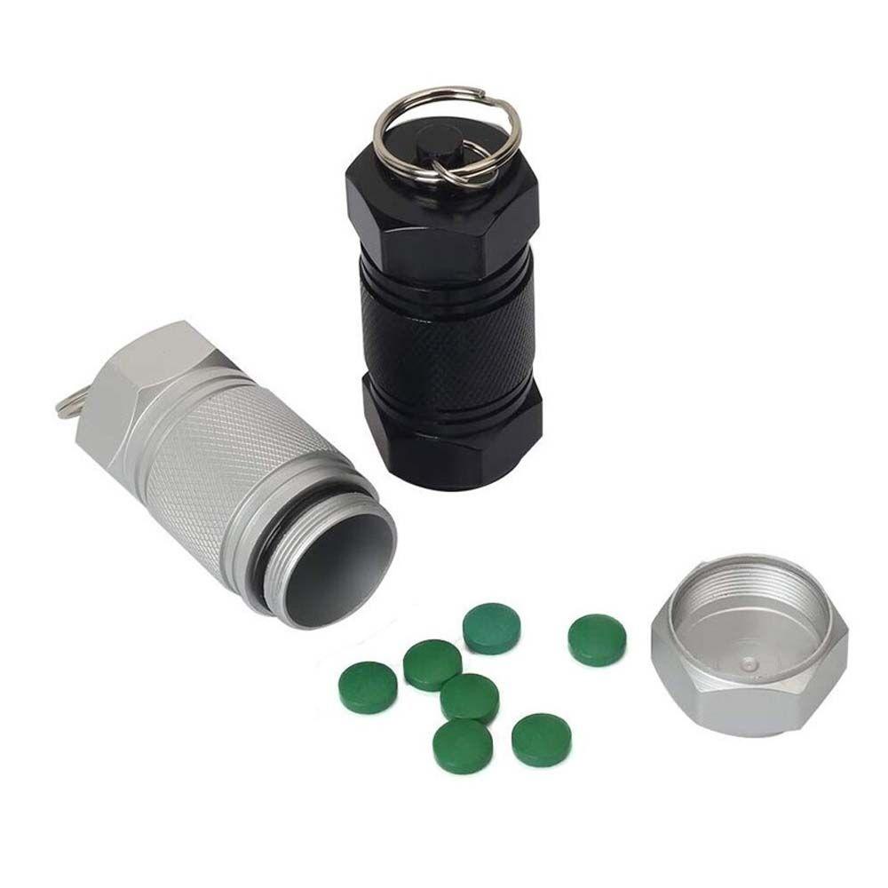 Hộp Đựng Thuốc REBUY1 Cỡ Nhỏ Chống Thấm Nước Có Móc Khóa Tiện Dụng