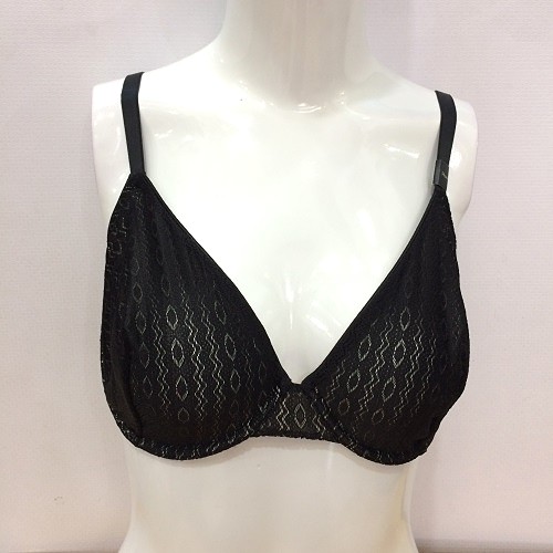 Áo ngực ren không mút Victoria's Secret màu đen size 34DD ( TH407 )