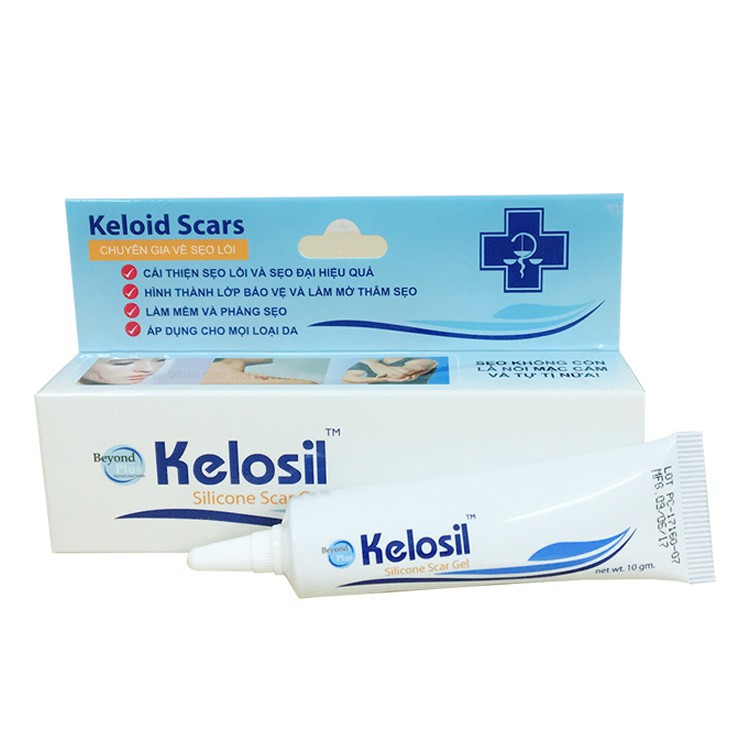 Gel Silicone KELOSIL Giải pháp hiệu quả cho sẹo - 10g