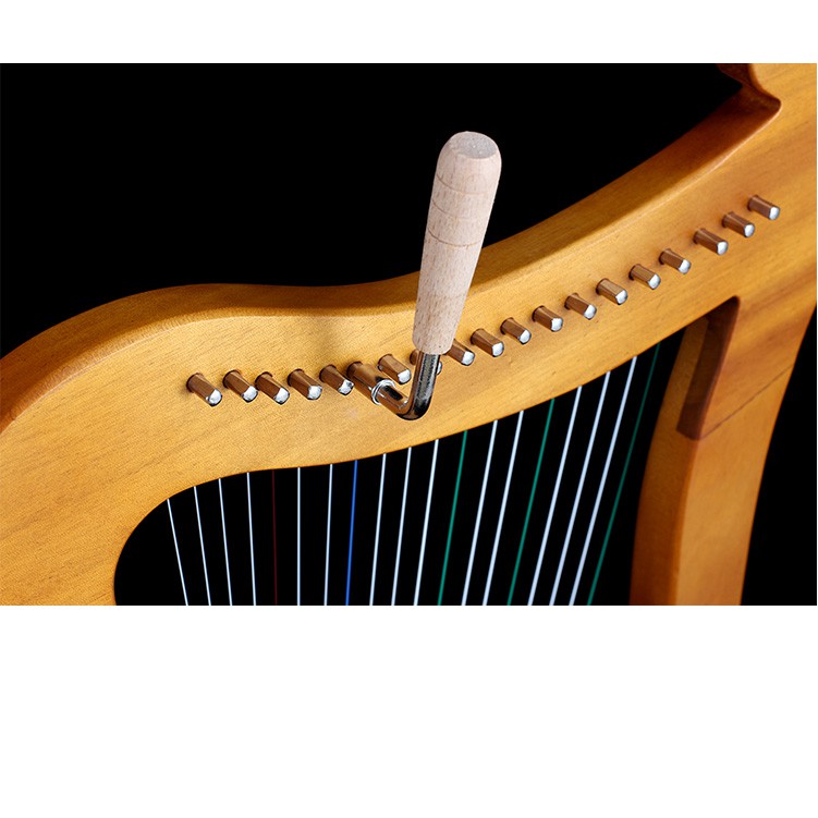 Đàn lyre harp 2 khóa cao cấp Katane-M38K01S Tặng đàn Kalimba 34 phím Seeds Bảo hành thân đàn 10 năm