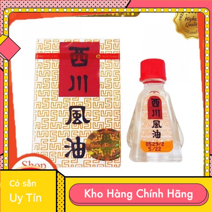 Dầu gió See Chuan Oil thái lan chính hãng (Siang Pure nước trắng NK)