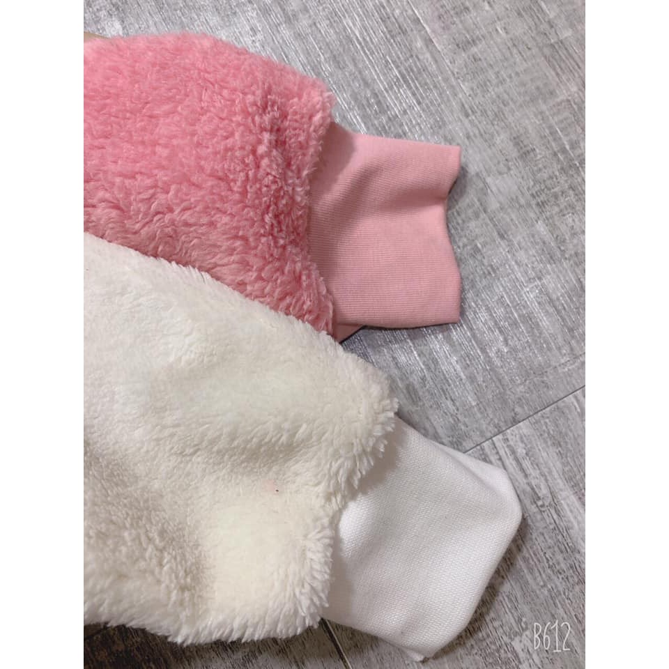 Áo lông khoá NY cổ bẻ