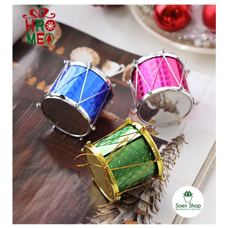 |FREESHIP| Phụ kiện TRỐNG trang trí Noel, Giáng sinh- Phụ kiện trang trí cây xanh để bàn làm việc, mô hình tiểu cảnh
