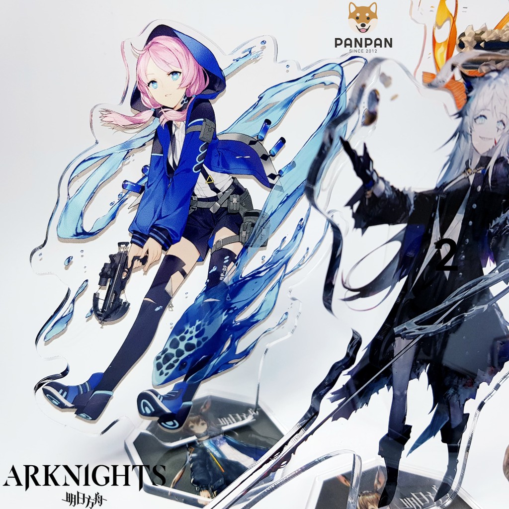 Mô Hình Standee Acrylic Game Hình ARKNIGHTS 10 NHÂN VẬT