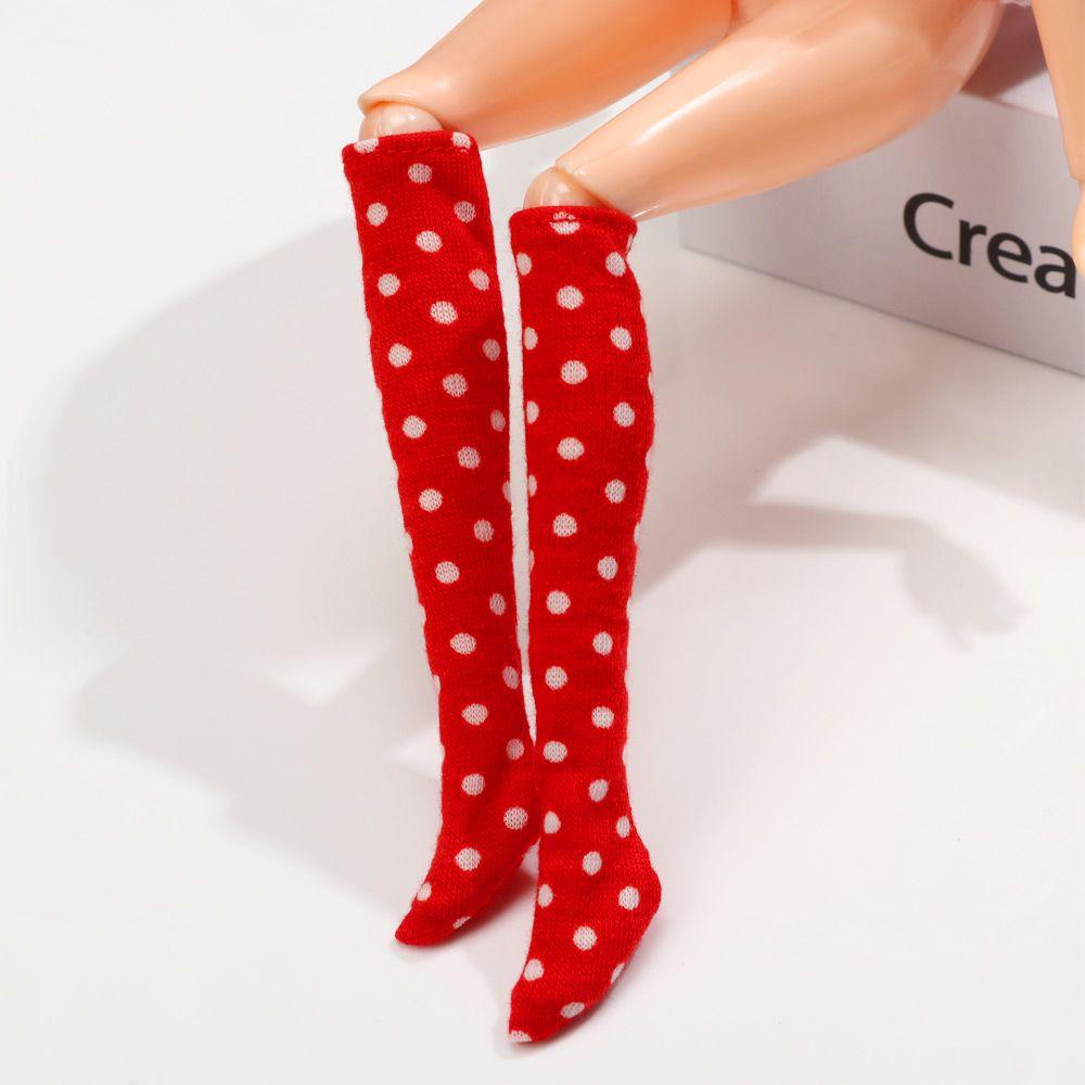 YVE Tất Chấm Bi Chất Lượng Cao Cho Búp Bê Barbie