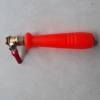 tay cầm bình xịt khóa gạt van bi