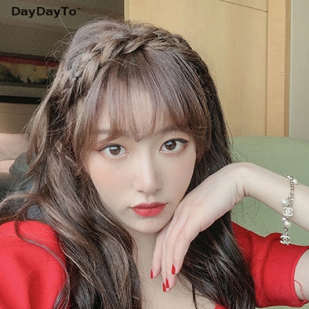 DayDayTo Lazy Wig Twist Headbands for Women Wide Fishbone Braids Hairbands Handmade Retro .