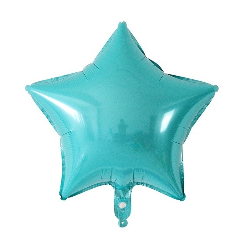 Set 5 Bong Bóng Lá Nhôm Hình Ngôi Sao Năm Cánh Màu Sắc Tinh Khiết Kích Thước 18 inch Trang Trí Tiệc Cưới/Sinh Nhật