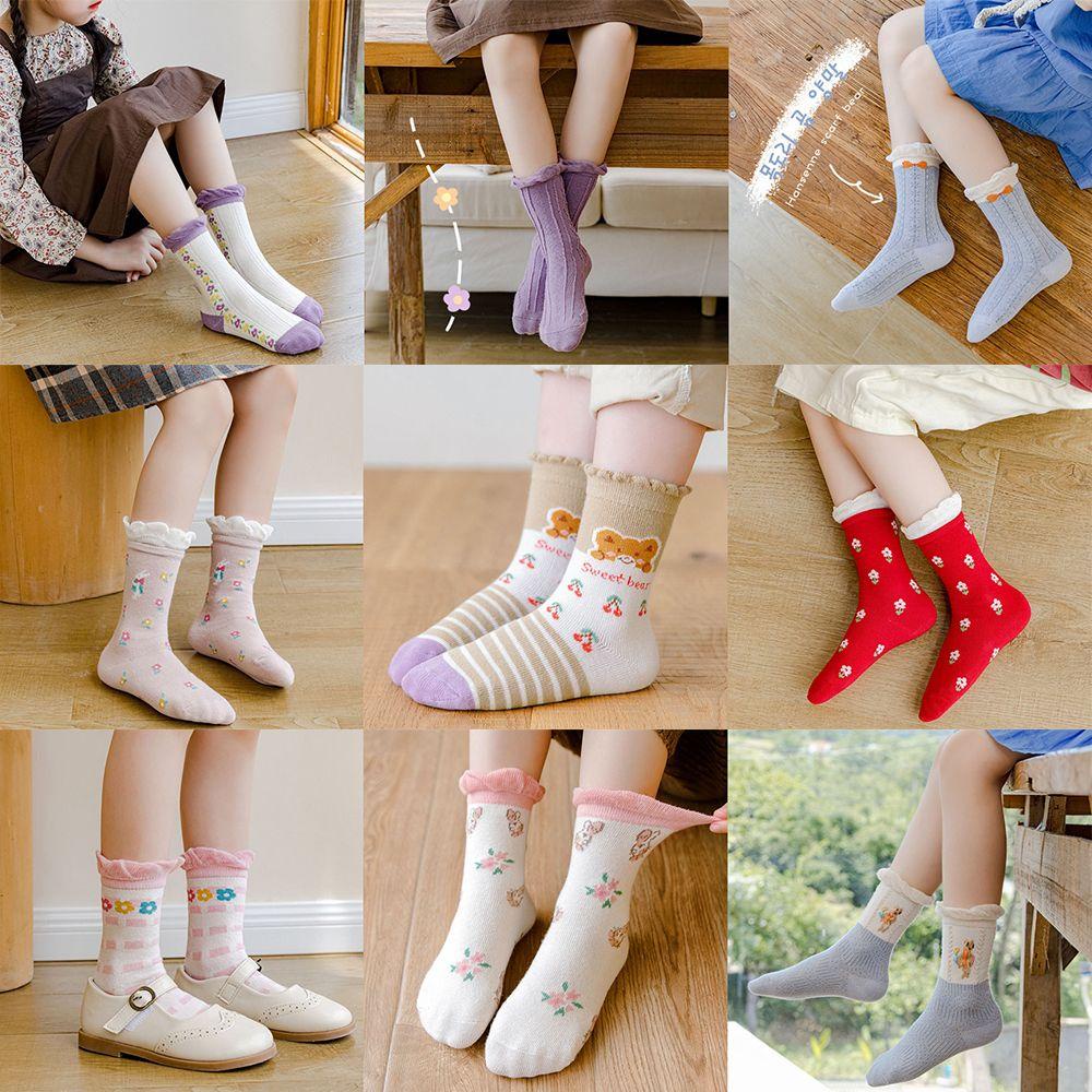 WATTLE Set 5 Đôi Tất Cotton Mềm Mại Dành Cho Bé 0-12 Tuổi