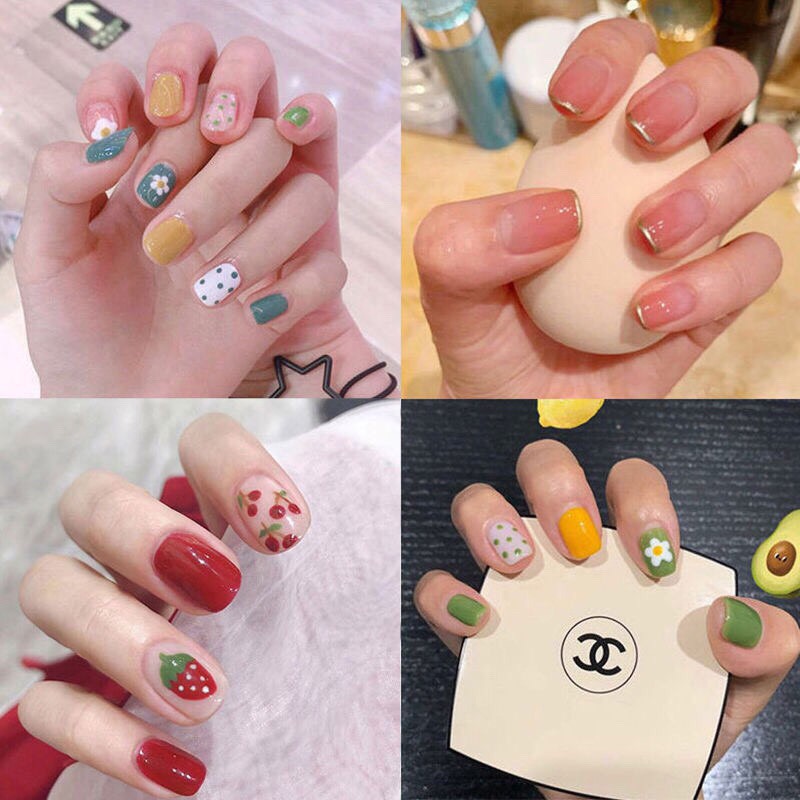 Sét 24 móng tay giả