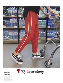 Quần jogger có 2 size nam và nữ
