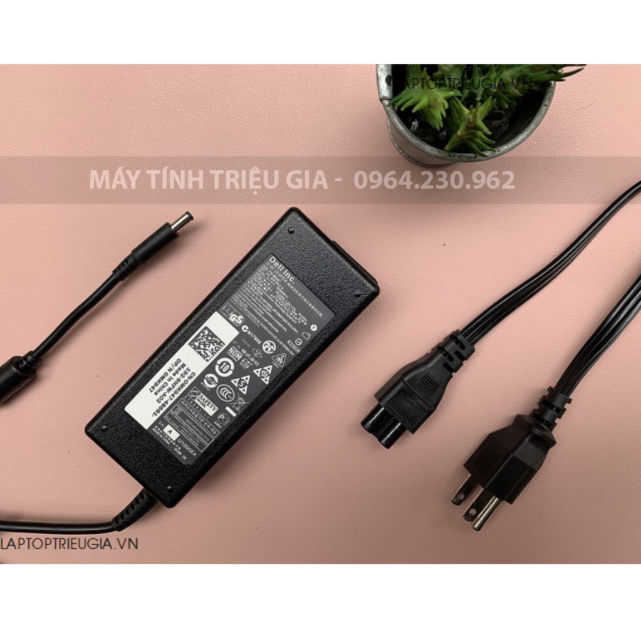 Sạc Laptop Dell  19.5V- 4.62A 90W | Chân Kim Nhỏ Thông Dụng | Hàng Zin Chính Hãng