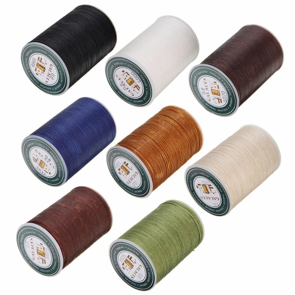 Cuộn dây sợi Polyester DIY may đồ da 0.8mm 90m