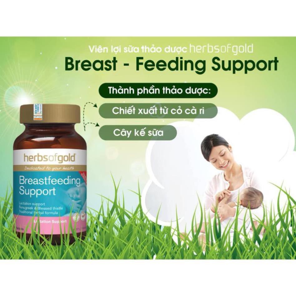 Viên uống lợi sữa Herbs Of Gold Breastfeeding Support