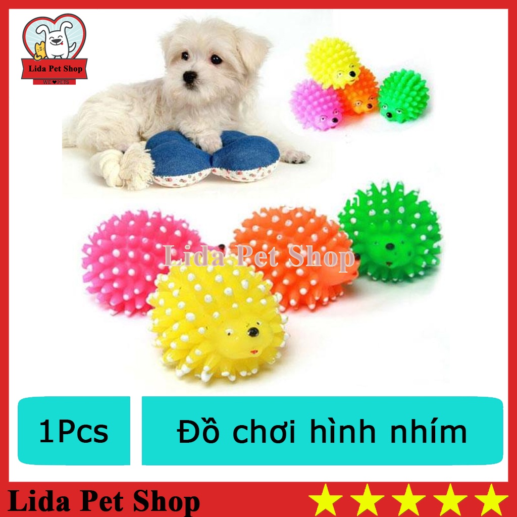 Đồ Chơi Cho Chó Tập Gặm, Nhai Hình Nhím - Lida Pet Shop